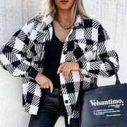 Women's plaid shirt jacket - MRSLM
