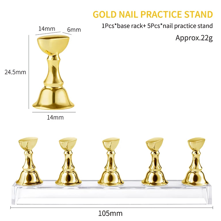acrylic nail display holder, view 5 - MRSLM