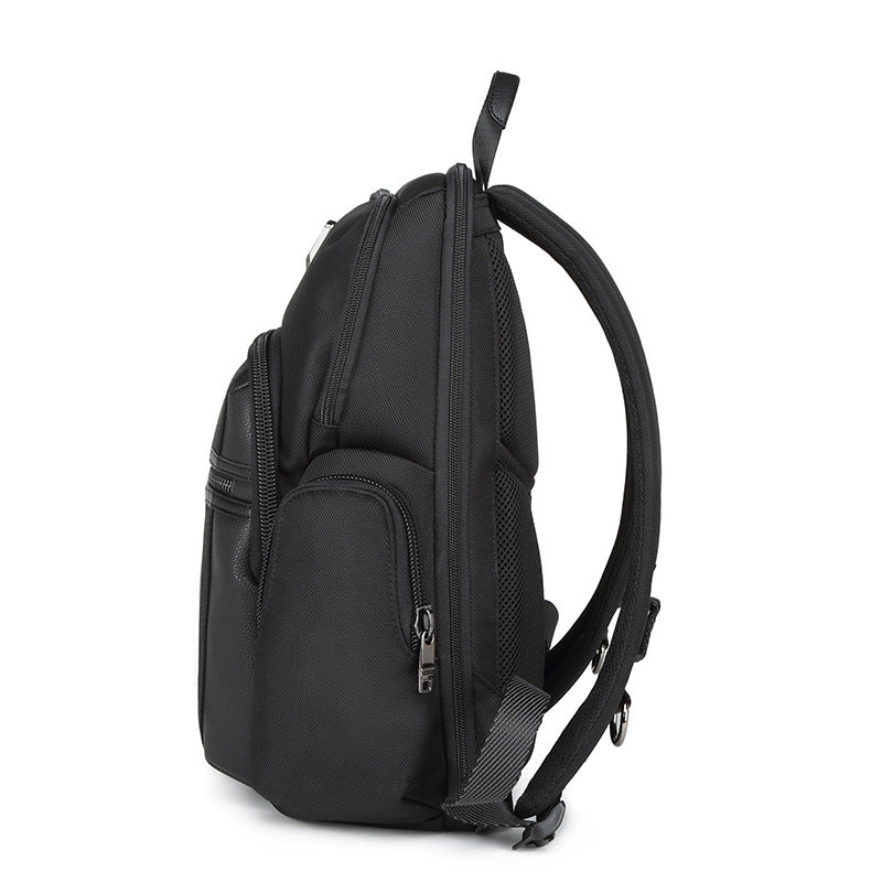 men's business travel computer backpack, view 3 - MRSLM