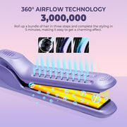 airflow 2-in-1 hair straightener and curler, view 5 - MRSLM