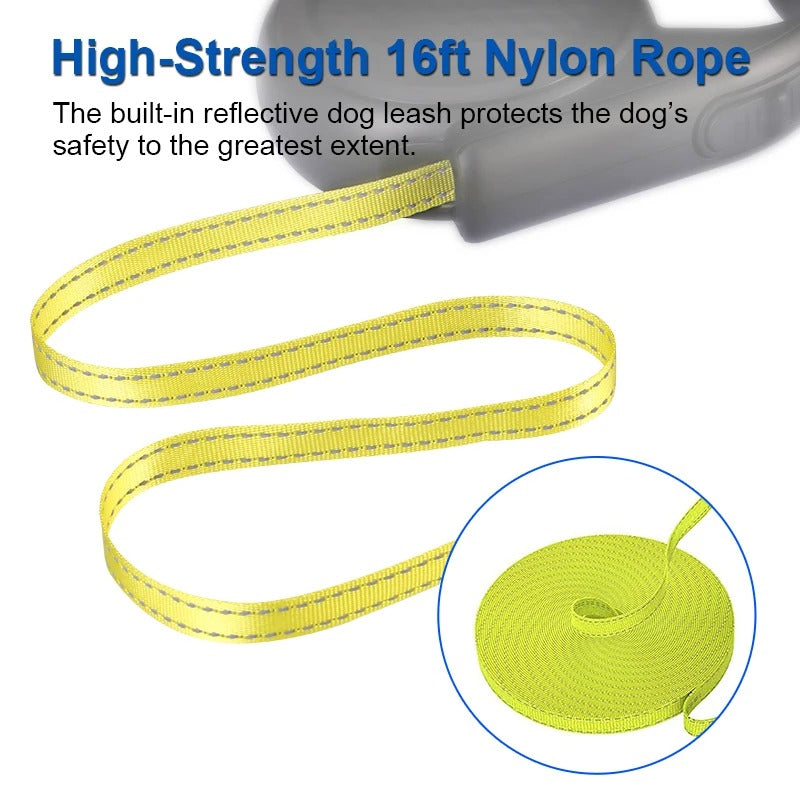 5 meter retractable dog leash, view 7 - MRSLM