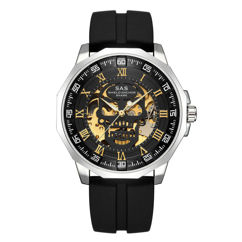Men's hollow mechanical watch, view 4 - MRSLM