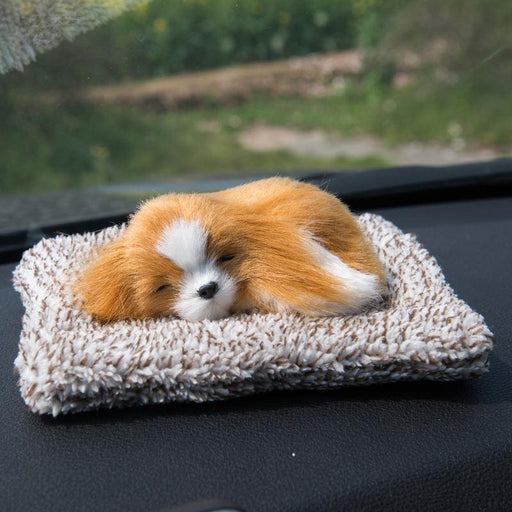 sleeping dog car ornament - MRSLM