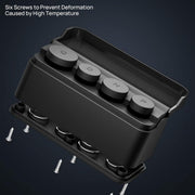 compact black euro coin organizer for car, view 7 - MRSLM