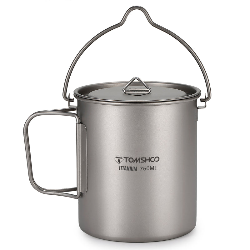 titanium camping cookware set, view 2 - MRSLM