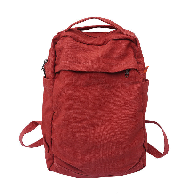 washed canvas backpack, view 9 - MRSLM