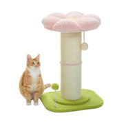 small cat scratching post with sisal and spring ball - MRSLM