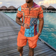 men's short-sleeve top and shorts set, view 14 - MRSLM