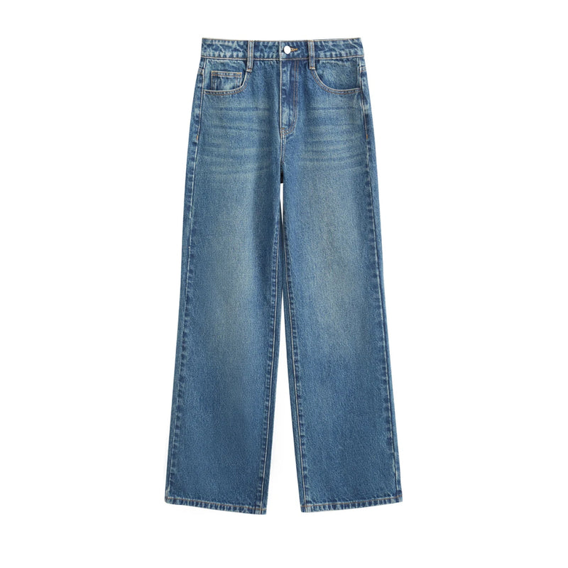 wide leg jeans, view 2 - MRSLM