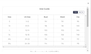 Pleated cape sleeve maxi dress size chart - MRSLM