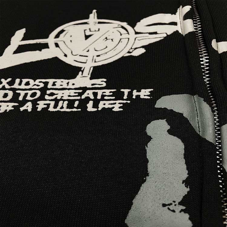 cute cartoon print plush hoodie, view 2 - MRSLM