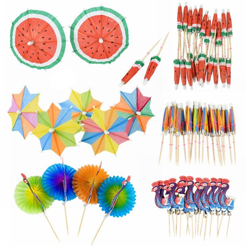 paper umbrella cake toppers - MRSLM