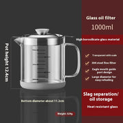 glass oil strainer pot, view 6 - MRSLM