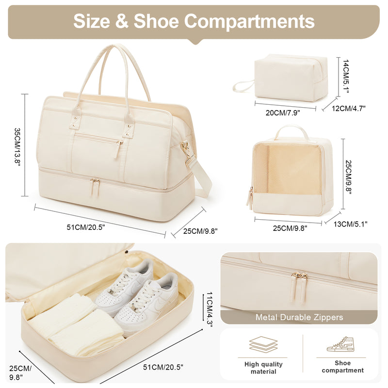 Women's large travel tote bag set, view 11 - MRSLM