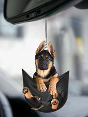 mini puppy car pendant, view 6 - MRSLM