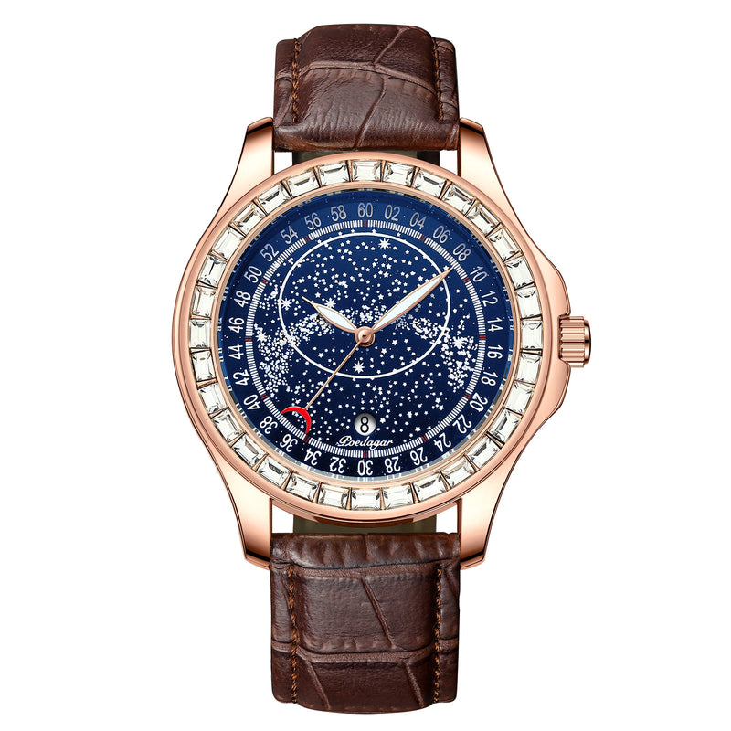 casual luminous quartz watch, view 7 - MRSLM