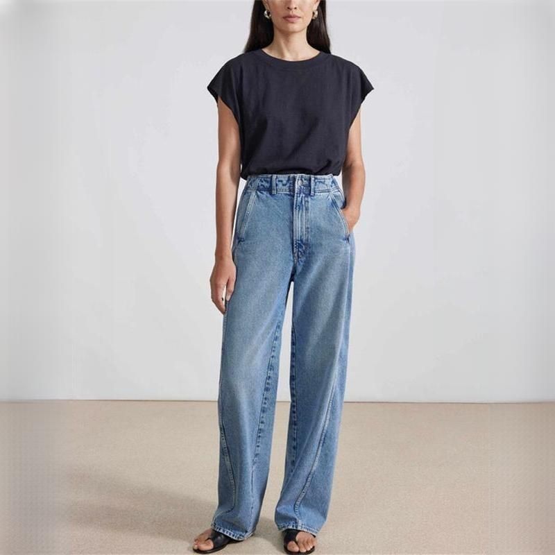 vintage high waist blue jeans - MRSLM