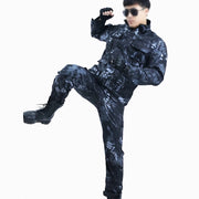 men's outdoor camouflage suit, view 3 - MRSLM