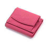 leather mini short wallet for women, view 17 - MRSLM