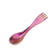 ultralight titanium spork, view 3 - MRSLM