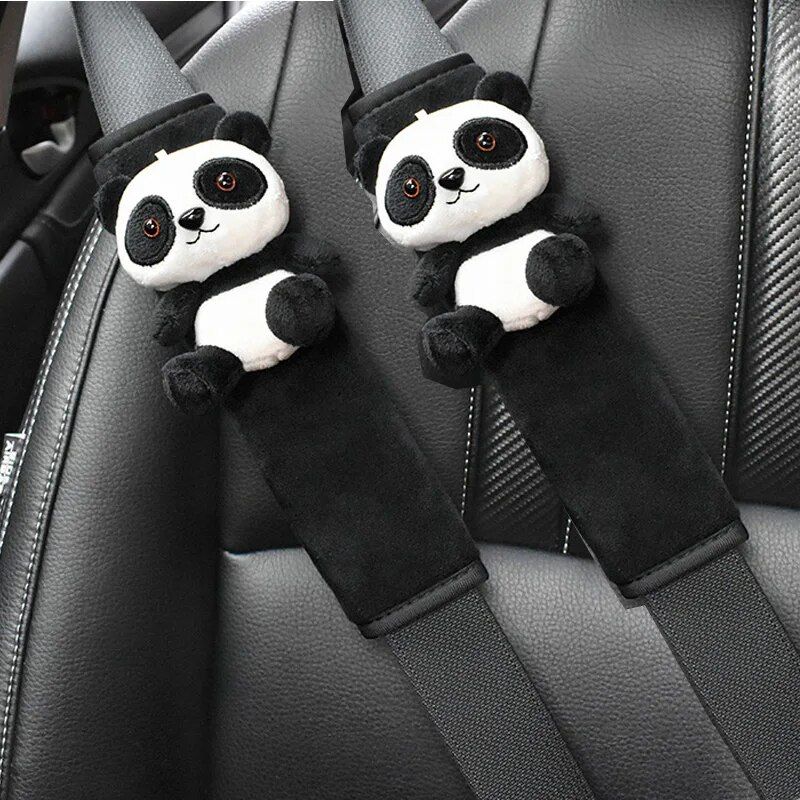 Cartoon lamb plush car seat belt covers, view 6 - MRSLM