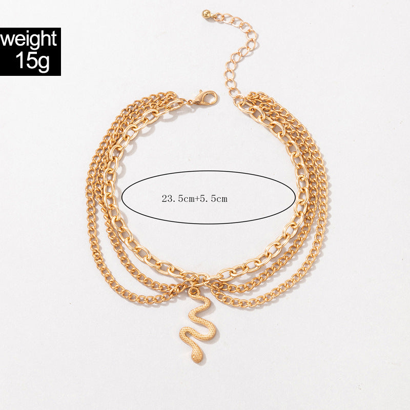 boho starfish anklet, view 9 - MRSLM