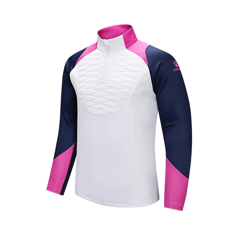 men's half-zip quilted sports pullover, view 2 - MRSLM