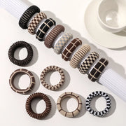 knitted lattice hair bands, view 17 - MRSLM