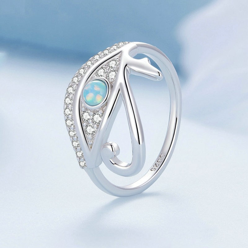 S925 silver eye ring, view 3 - MRSLM