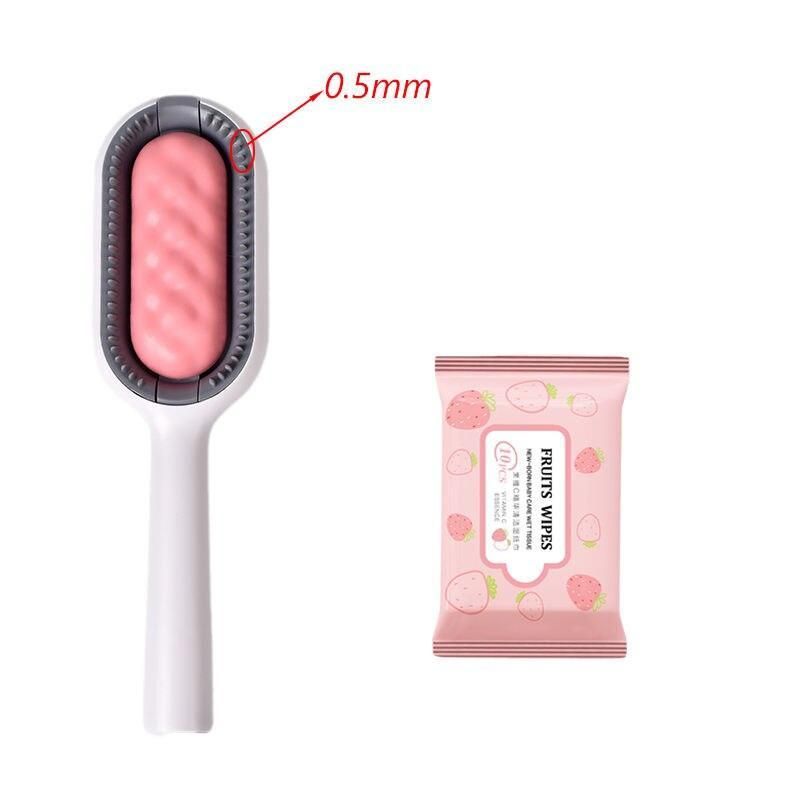double-sided pet grooming comb, view 3 - MRSLM