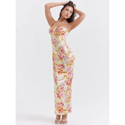 floral midi dress, view 5 - MRSLM
