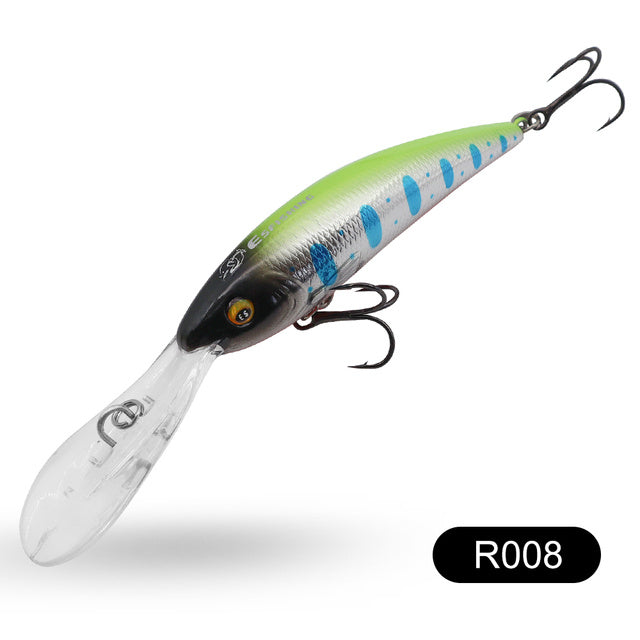 floating hard bait fishing lure, view 11 - MRSLM