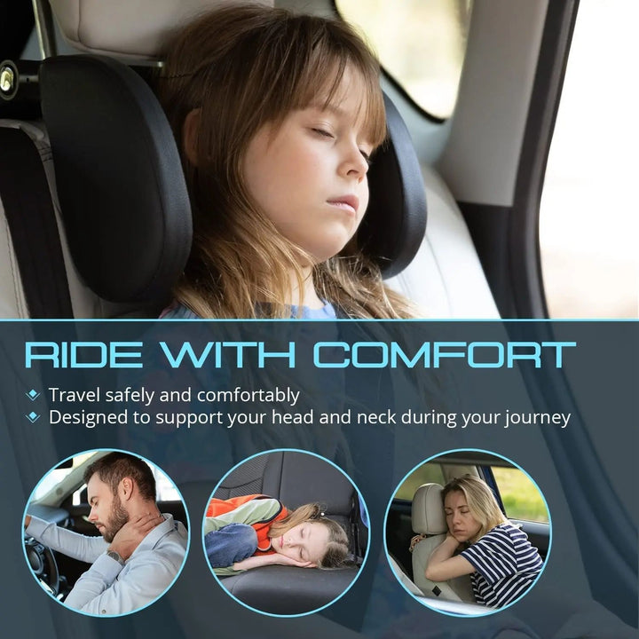 Adjustable Car Seat Headrest Pillow