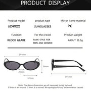 Oval women's sunglasses, view 21 - MRSLM