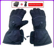 Heated leather winter gloves with battery pack, view 5 - MRSLM