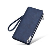 Long synthetic leather wallet for men, view 2 - MRSLM