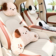 cartoon animal car neck and lumbar support pillow set, view 6 - MRSLM