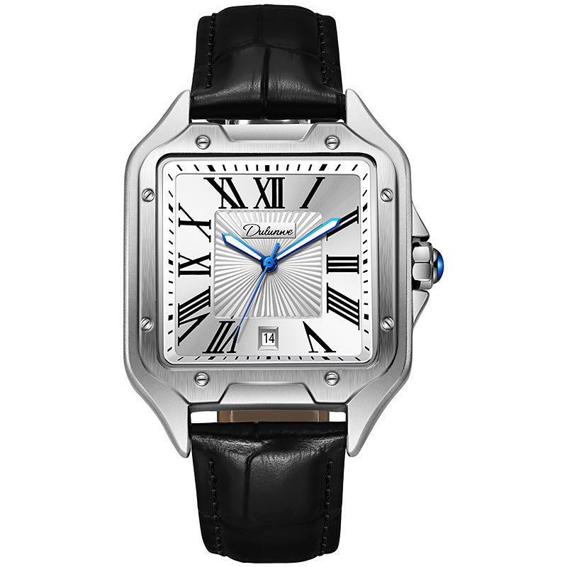 men's automatic calendar watch, view 2 - MRSLM