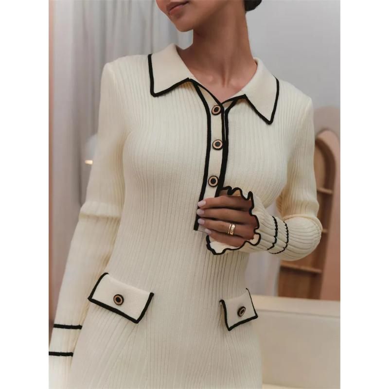 Ruffled knit mini dress, view 8 - MRSLM