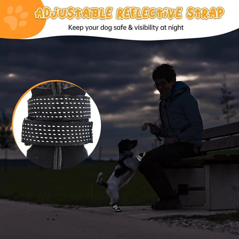 waterproof dog boots, view 6 - MRSLM