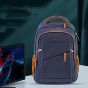 large capacity men's computer backpack, view 7 - MRSLM
