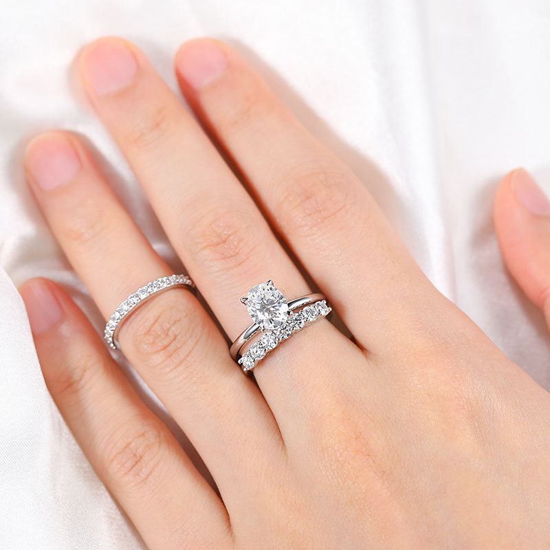 women's moissanite ring - MRSLM