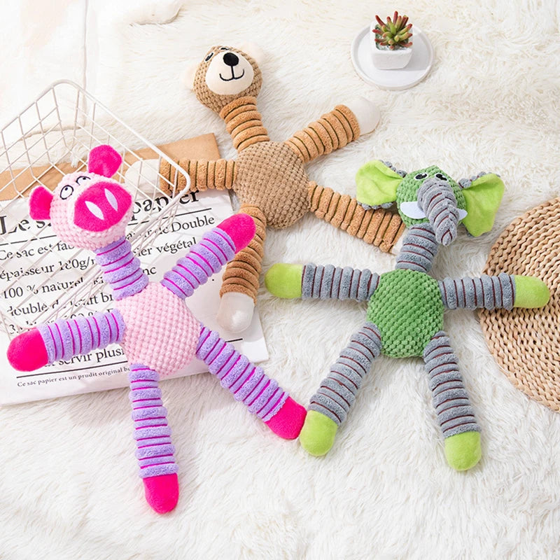 cute animal plush puzzle toy, view 9 - MRSLM