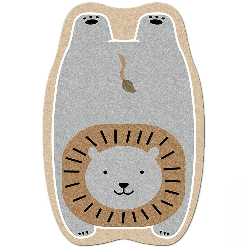 Cute animal plush rug, view 10 - MRSLM