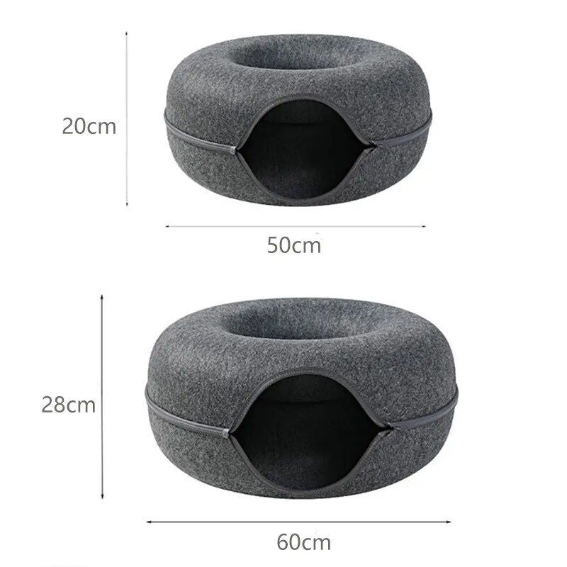 Donut cat bed for 2 cats, view 11 - MRSLM