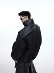 thickened 3d splicing design jacket, view 3 - MRSLM