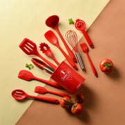 silicone kitchen utensils set, view 3 - MRSLM