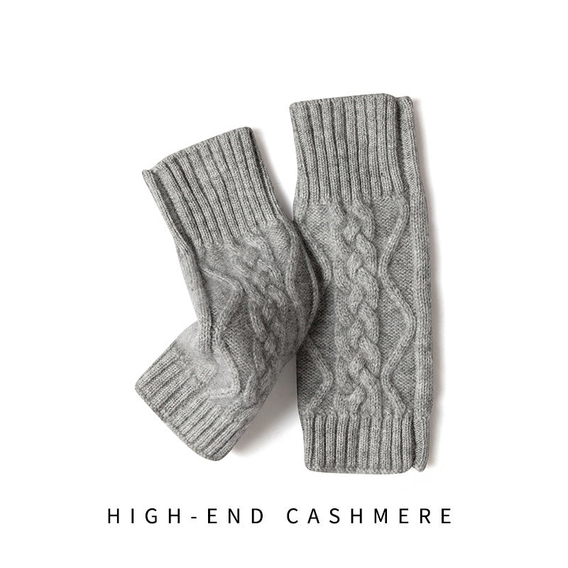 Soft knit fingerless gloves, view 4 - MRSLM
