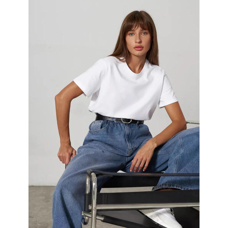 cotton t-shirt, view 4 - MRSLM