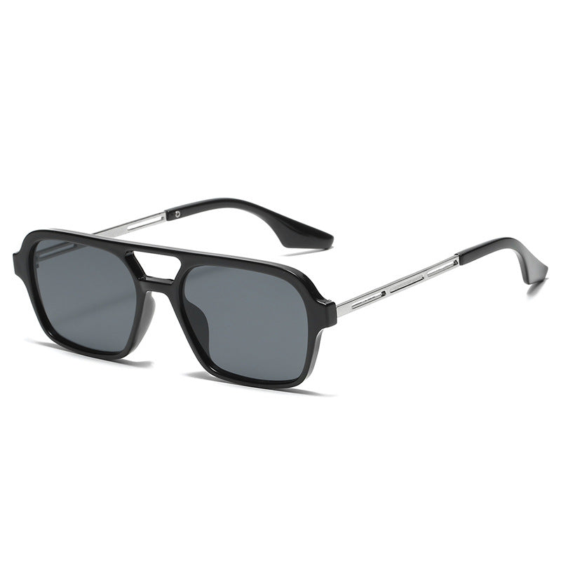 retro double bridge sunglasses, view 6 - MRSLM